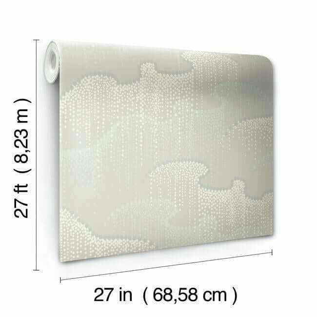 moonglight-pearls-light-taupe-wallpaper-york-wallcoverings-os4265 - York Wallcoverings Wallpaper