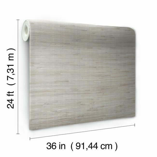 jute-silver-taupe-metallic-wallpaper-york-wallcoverings-os4322 - York Wallcoverings Wallpaper