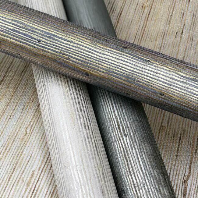 jute-silver-beige-metallic-wallpaper-york-wallcoverings-co2090 - York Wallcoverings Wallpaper