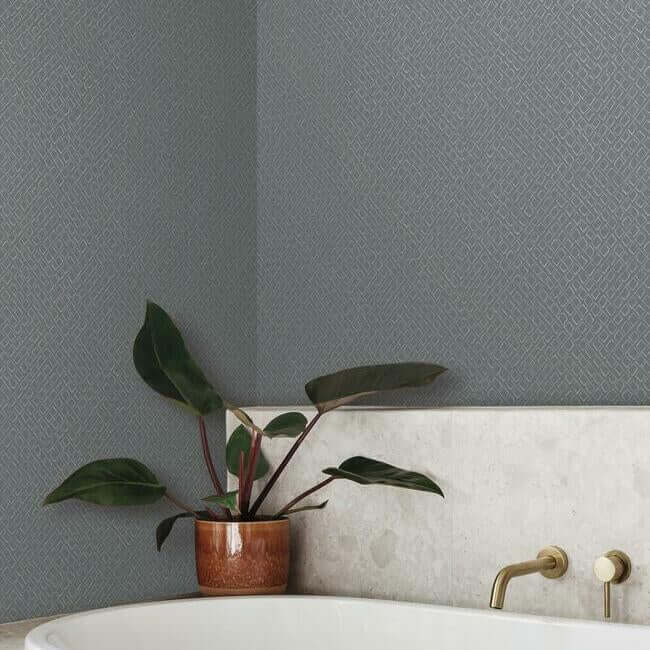 bede-high-performance-wallpaper-azure-york-wallcoverings-da3524 - York Wallcoverings Wallpaper