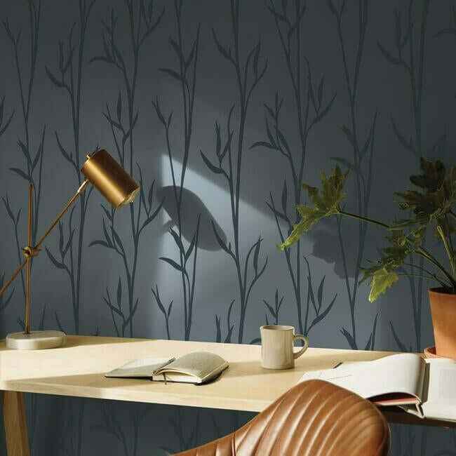 Matcha Blue Wallpaper - York Wallcoverings - DA3510N - York Wallcoverings Wallpaper