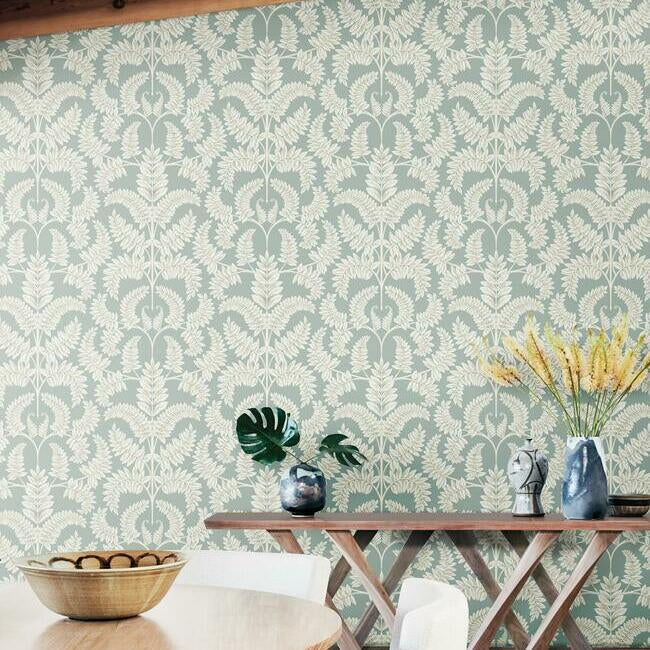 royal-fern-damask-wallpaper-eucalyptus-york-wallcoverings-dm4964