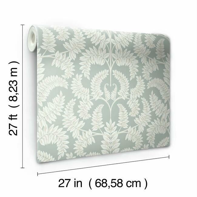 royal-fern-damask-wallpaper-eucalyptus-york-wallcoverings-dm4964
