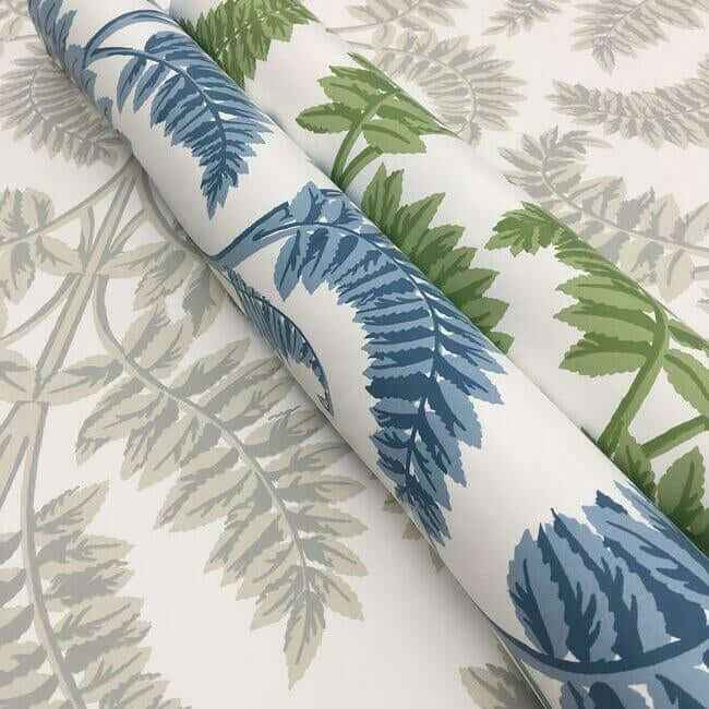 Royal Fern Damask Green Wallpaper - York Wallcoverings - DM4961 - York Wallcoverings Wallpaper