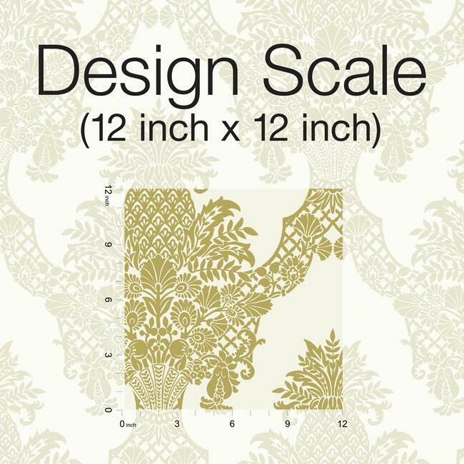 pineapple-wallpaper-gold-york-wallcoverings-dm4971