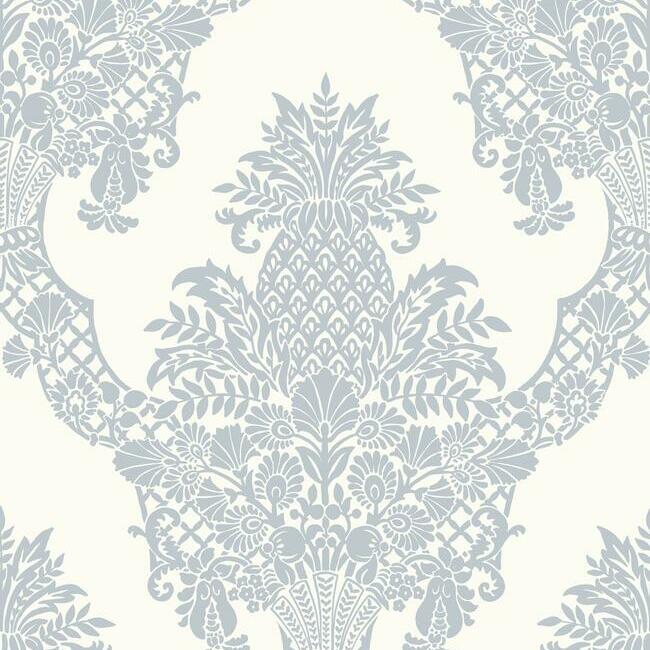 pineapple-wallpaper-periwinkle-white-york-wallcoverings-dm4974