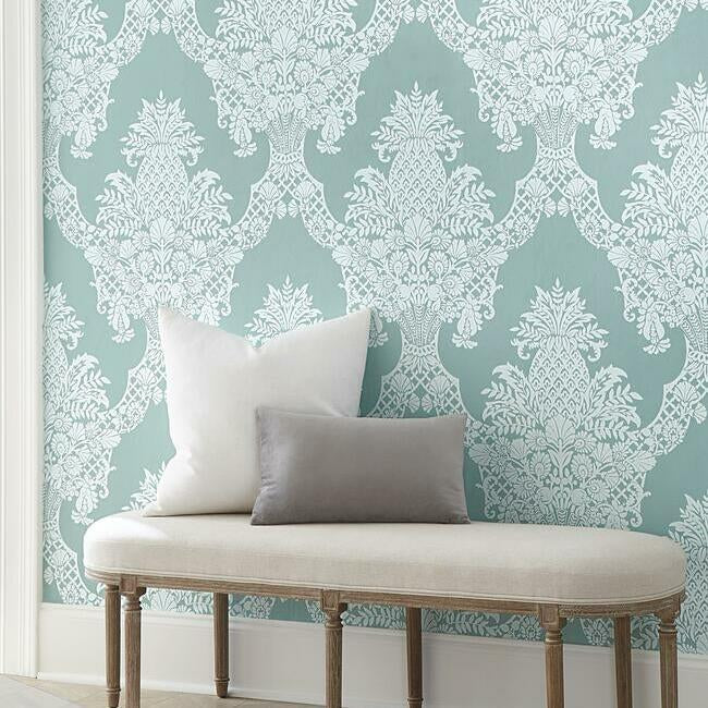 pineapple-wallpaper-sea-blue-york-wallcoverings-dm4973