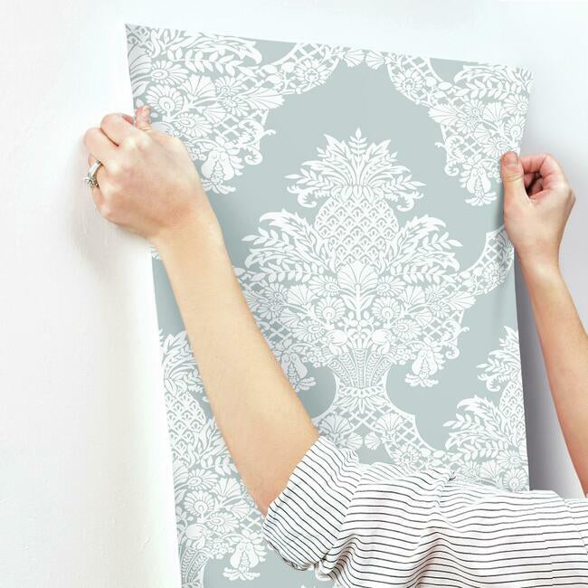 pineapple-wallpaper-sea-blue-york-wallcoverings-dm4973