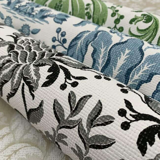 palmetto-palm-damask-green-wallpaper-york-wallcoverings-dm5011 - York Wallcoverings Wallpaper