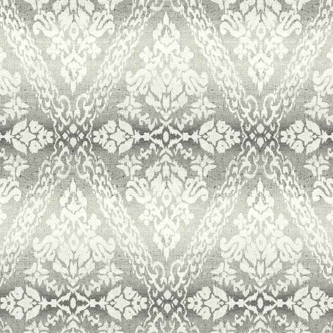 Tudor Diamond Damask Black Wallpaper - York Wallcoverings - DM4931 - York Wallcoverings Wallpaper