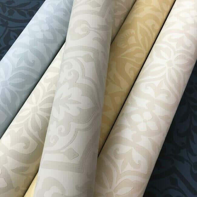 cathedral-damask-blue-wallpaper-york-wallcoverings-dm5037 - York Wallcoverings Wallpaper