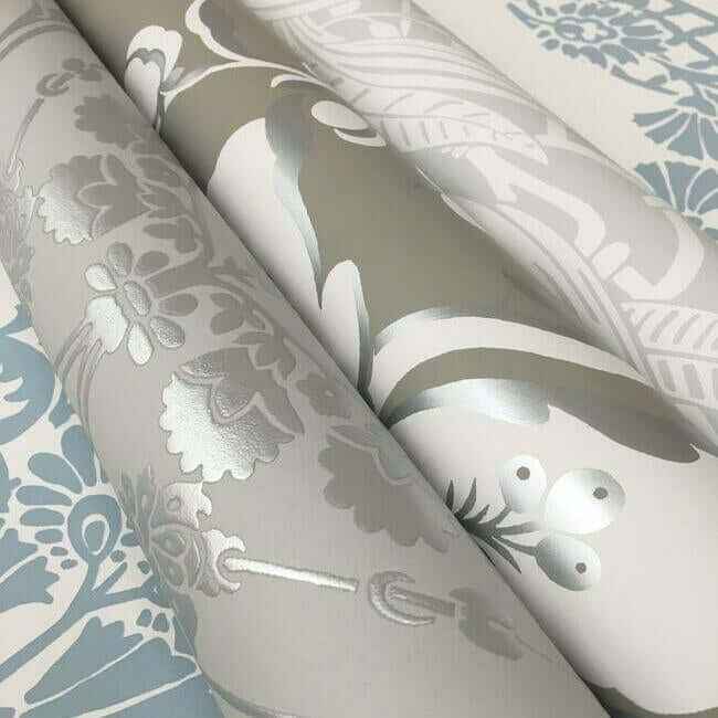 French Artichoke Dam Beige Wallpaper - York Wallcoverings - DM4952 - York Wallcoverings Wallpaper