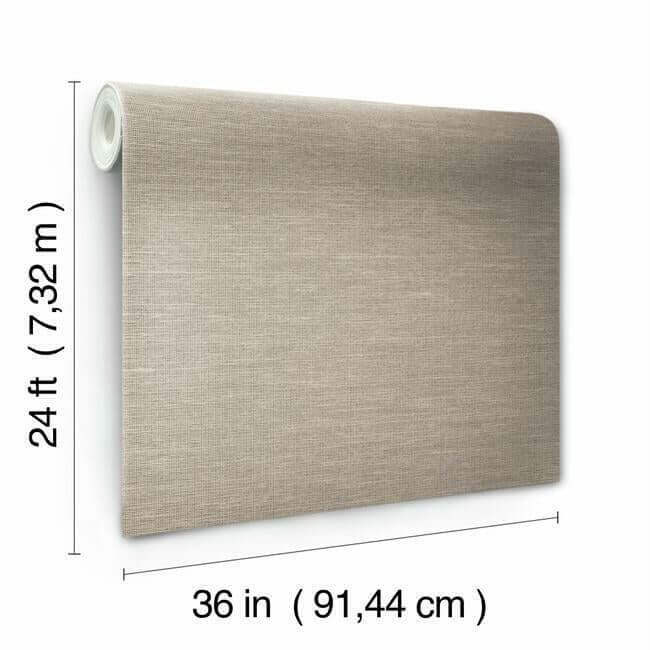 paper-thread-weave-beige-wallpaper-york-wallcoverings-bo6612 - York Wallcoverings Wallpaper