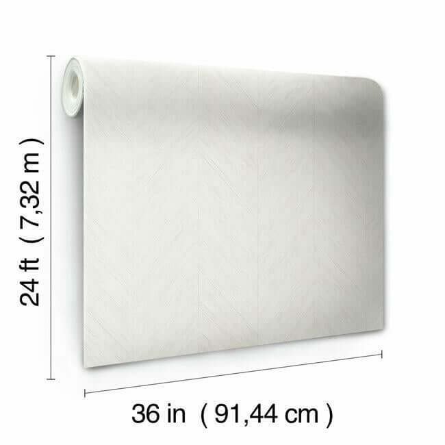 chevron-white-metallic-wallpaper-york-wallcoverings-bo6601 - York Wallcoverings Wallpaper