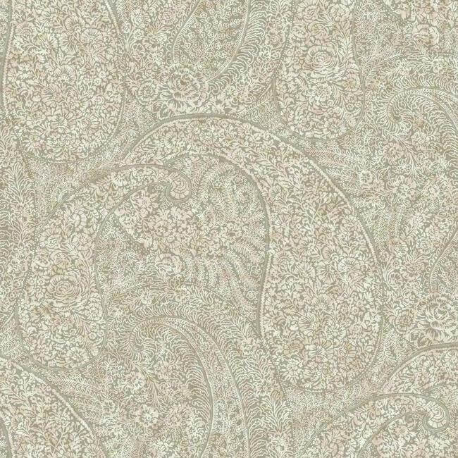 kashmir-dreams-paisley-pink-wallpaper-york-wallcoverings-bo6653 - York Wallcoverings Wallpaper