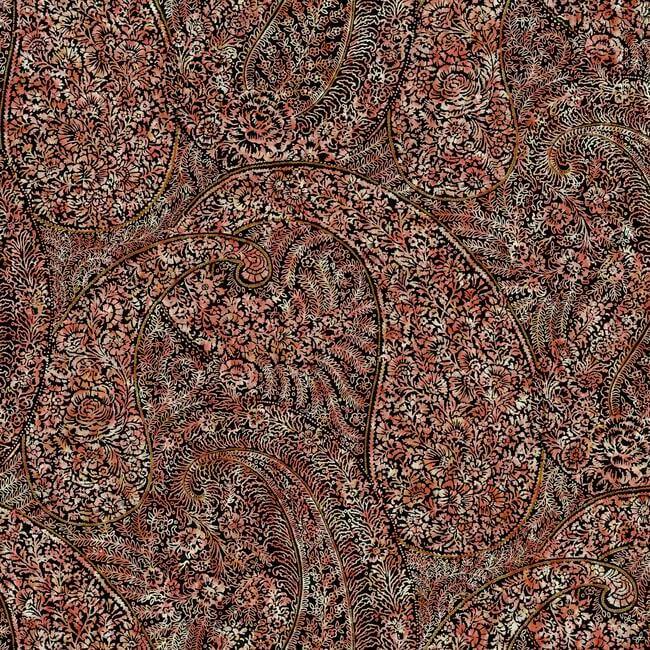 kashmir-dreams-paisley-red-wallpaper-york-wallcoverings-bo6651 - York Wallcoverings Wallpaper