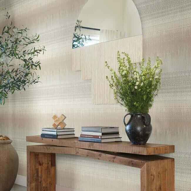 Desert Textile Beige Wallpaper - York Wallcoverings - BO6624 - York Wallcoverings Wallpaper