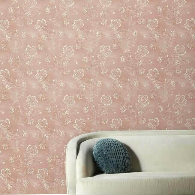barbier-light-pink-wallpaper-york-wallcoverings-ch1425 - York Wallcoverings Wallpaper