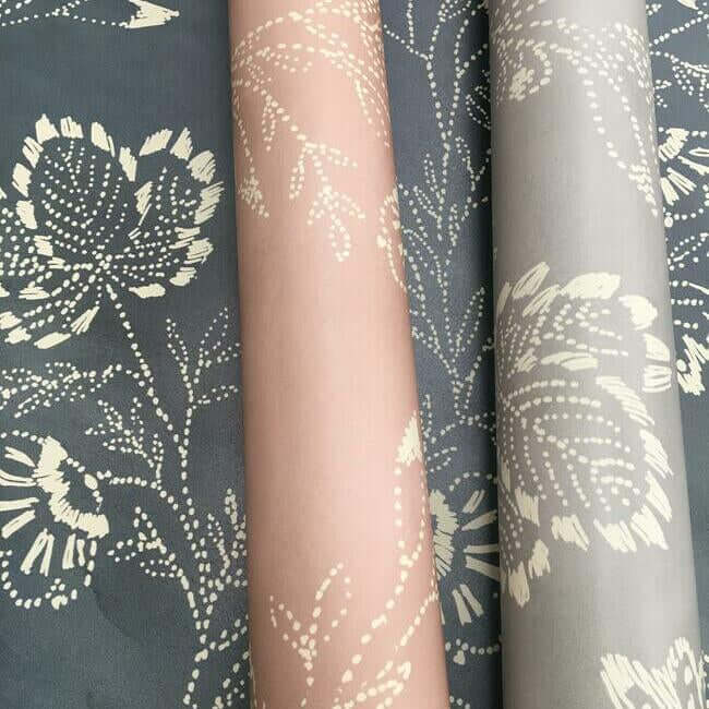 barbier-grey-wallpaper-york-wallcoverings-ch1427 - York Wallcoverings Wallpaper