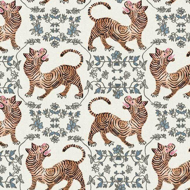 ferrandi-blue-wallpaper-york-wallcoverings-ch1421 - York Wallcoverings Wallpaper