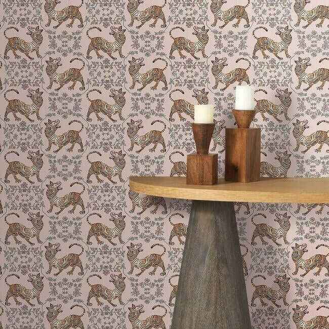 Ferrandi Light Pink Wallpaper - York Wallcoverings - CH1420 - York Wallcoverings Wallpaper