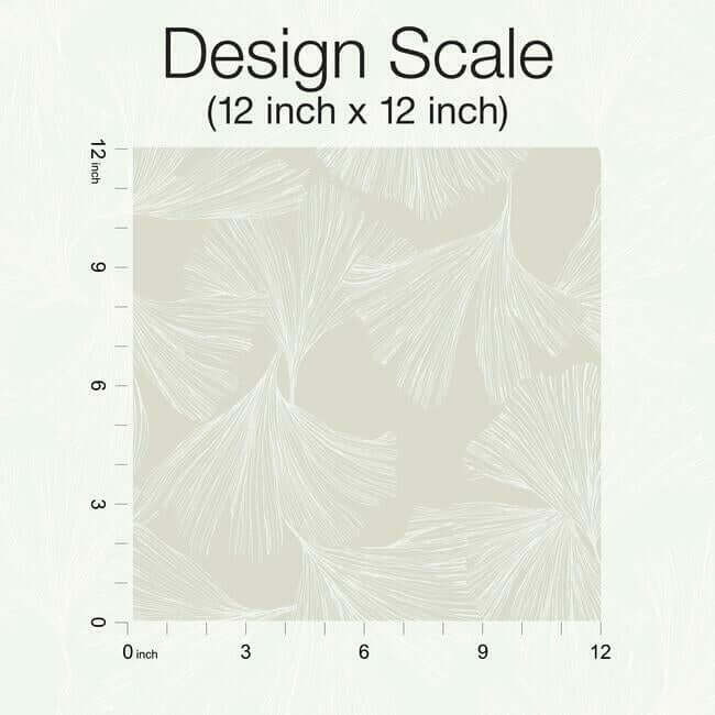 gingko-toss-cream-wallpaper-york-wallcoverings-dd3744 - York Wallcoverings Wallpaper
