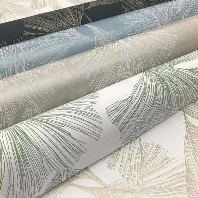 gingko-toss-gold-wallpaper-york-wallcoverings-dd3741 - York Wallcoverings Wallpaper