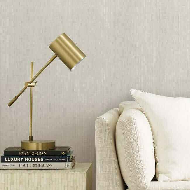 Gossamer Woven Linen Wallpaper - York Wallcoverings - DD3772