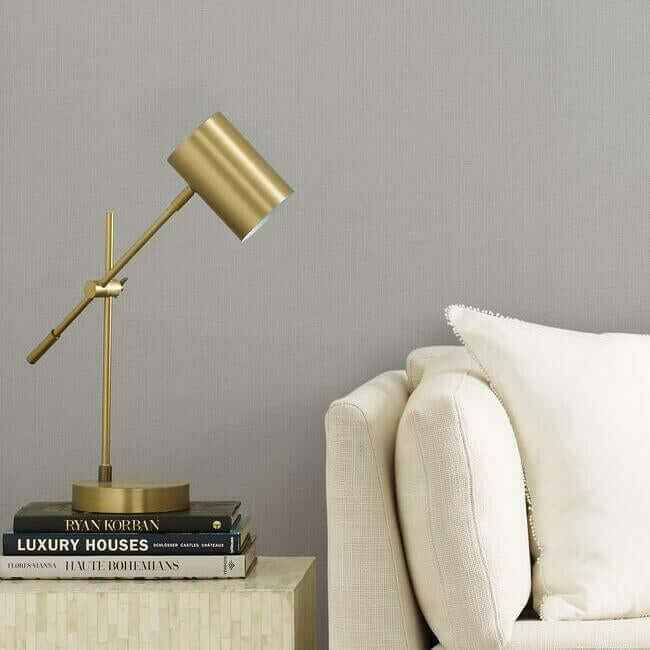 Gossamer Woven Silver & Grey Wallpaper - York Wallcoverings - DD3774 - York Wallcoverings Wallpaper