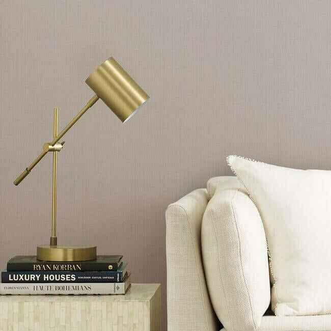 Gossamer Woven Taupe Wallpaper - York Wallcoverings - DD3773 - York Wallcoverings Wallpaper