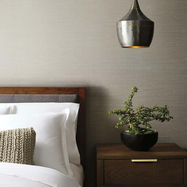 ribbon-bamboo-silver-metallic-wallpaper-york-wallcoverings-dd3832 - York Wallcoverings Wallpaper