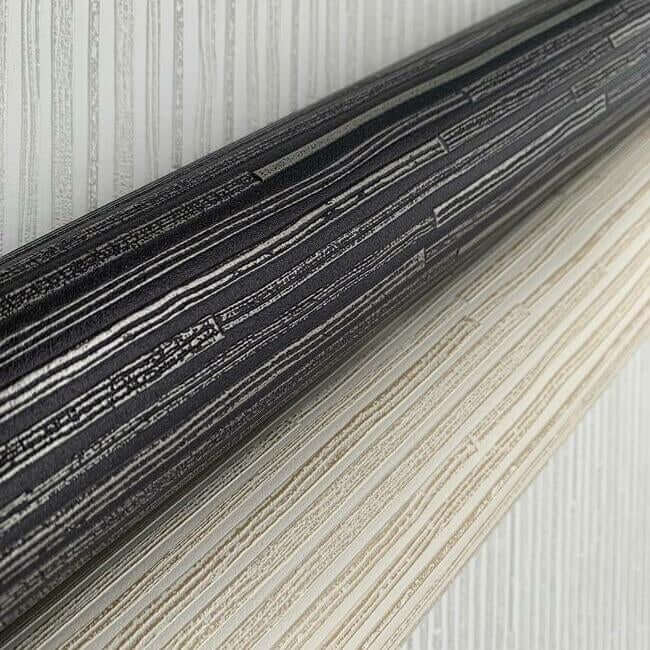 ribbon-bamboo-white-silver-metallic-wallpaper-york-wallcoverings-dd3833 - York Wallcoverings Wallpaper