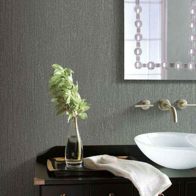 Natural Texture Grey Wallpaper - York Wallcoverings - Y6201302 - York Wallcoverings Wallpaper
