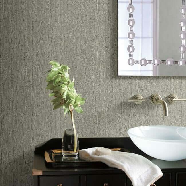 natural-texture-wallpaper-silvergold-york-wallcoverings-y6201305 - York Wallcoverings Wallpaper