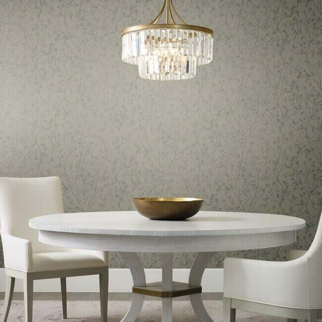 luminous-branches-wallpaper-greysilver-york-wallcoverings-dd3814 - York Wallcoverings Wallpaper