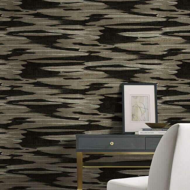 nimbus-black-wallpaper-york-wallcoverings-dd3825 - York Wallcoverings Wallpaper