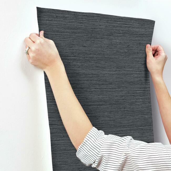 shining-sisal-wallpaper-black-silver-york-wallcoverings-y6200903