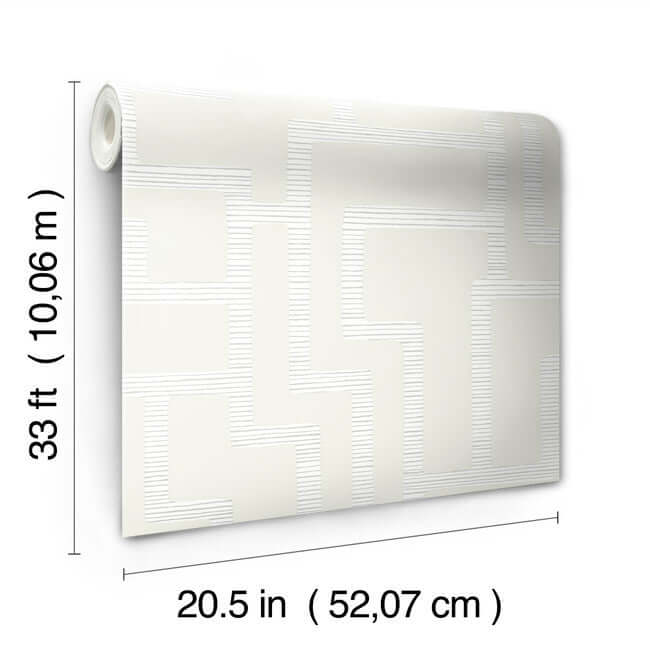 graphic-polyomino-pearl-wallpaper-york-wallcoverings-bw3832 - York Wallcoverings Wallpaper