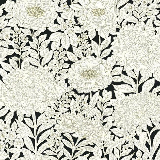wood-block-blooms-wallpaper-black-gold-york-wallcoverings-bw3923