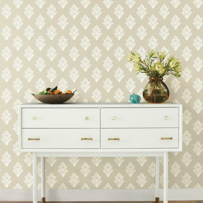 lotus-motif-wallpaper-linen-white-york-wallcoverings-bw3978