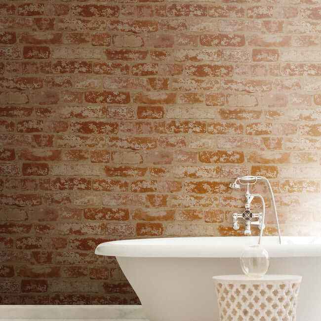 Up the Wall Red & Taupe Wallpaper - York Wallcoverings - BZ9206 - York Wallcoverings Wallpaper
