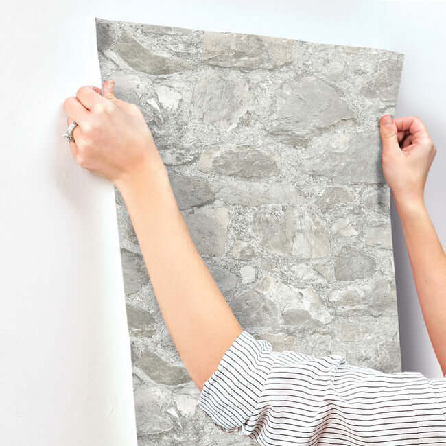field-stone-taupe-wallpaper-york-wallcoverings-mn1801 - York Wallcoverings Wallpaper