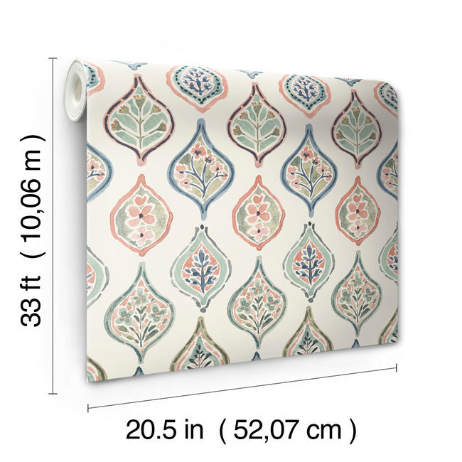 marketplace-motif-wallpaper-almond-mint-apricot-york-wallcoverings-mn1853