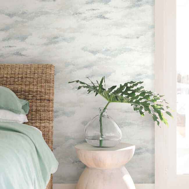 Plein Air Beige & Grey Wallpaper - York Wallcoverings - MN1811