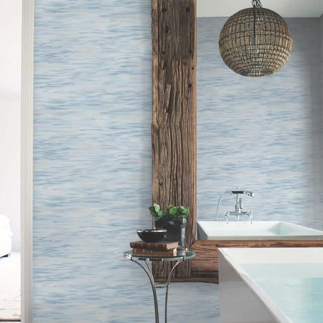 ripples-wallpaper-blue-york-wallcoverings-mn1862 - York Wallcoverings Wallpaper