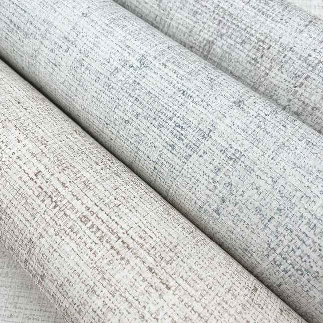 Papyrus Weave White Wallpaper - York Wallcoverings - MN1932 - York Wallcoverings Wallpaper