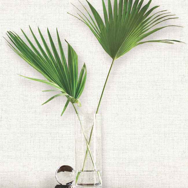 Papyrus Weave Off White Wallpaper - York Wallcoverings - MN1930 - York Wallcoverings Wallpaper