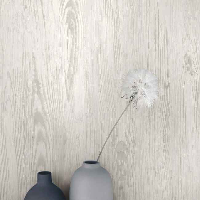 Rusticano White Wallpaper - York Wallcoverings - MN1950