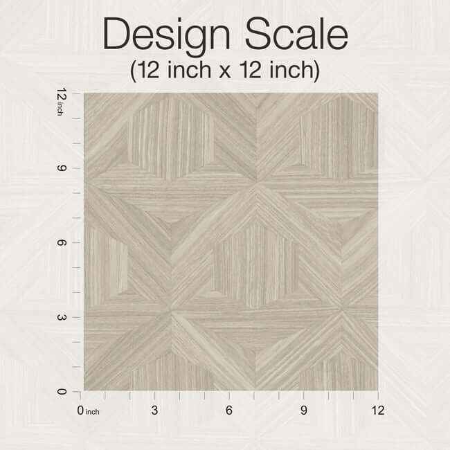 Parquet Beige Wallpaper - York Wallcoverings - OM3623 - York Wallcoverings Wallpaper