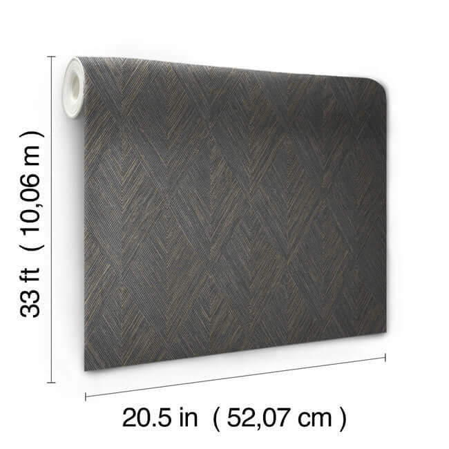 belmont-black-wallpaper-york-wallcoverings-om3632 - York Wallcoverings Wallpaper